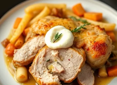 Poulet au four slow cooker
