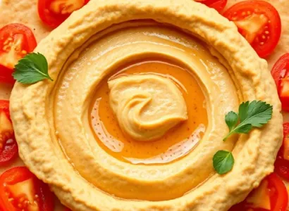 Rouleau de hummus