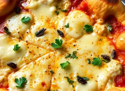 Pizza au garlic