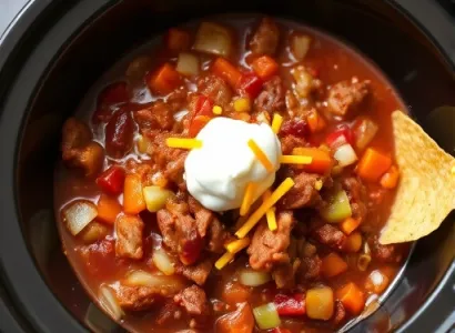 Chili à la crock-pot