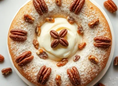 Gaufres au blé complet et pecan
