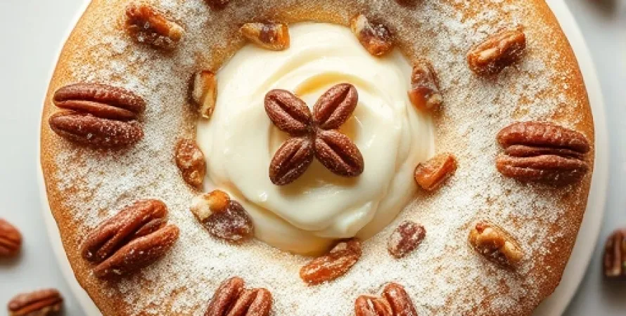 Gaufres au blé complet et pecan