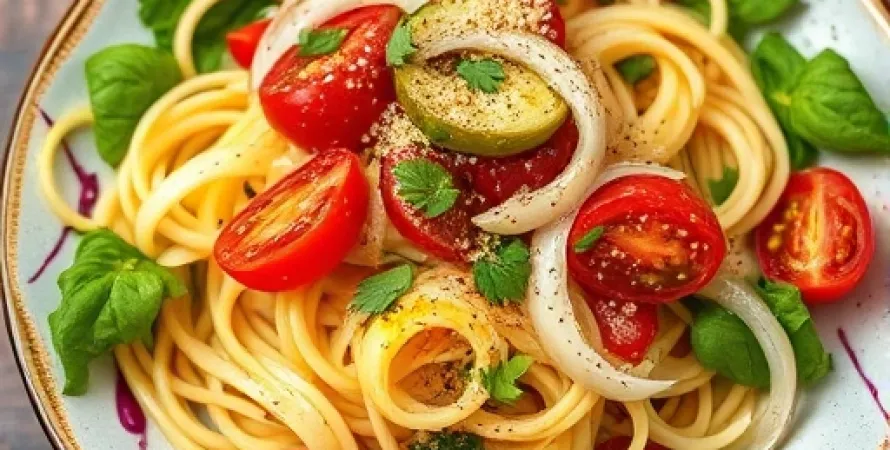 Salade de linguine