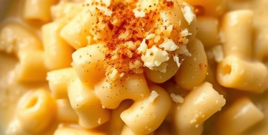 Macaroni au fromage croquant