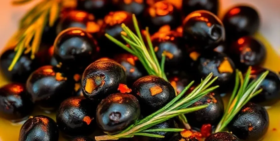Olives rôties au four