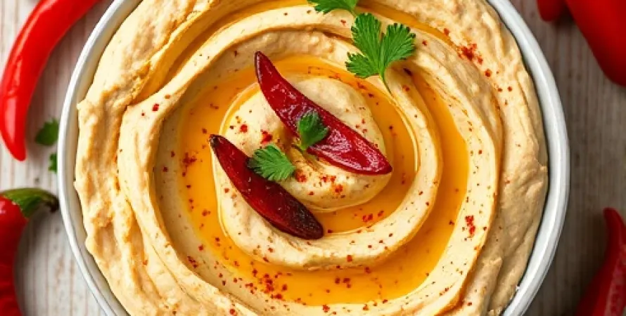 Hummus aux poivrons