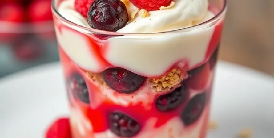 Cranachan aux fruits rouges
