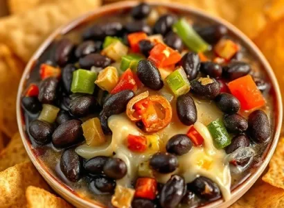 Pois noirs au fromage