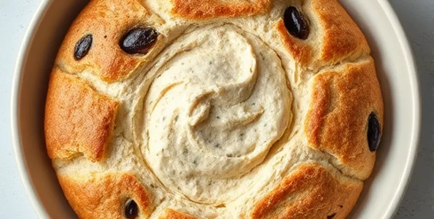 Pain au levain aux olives