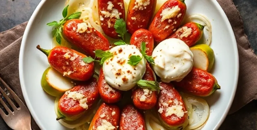 Poivrons Jalapenos Farcis à l'Italienne