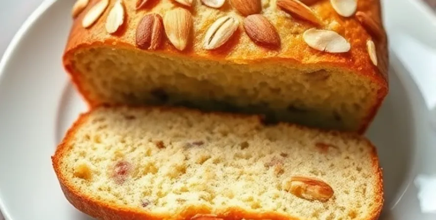 Pain au petit déjeuner aux amandes