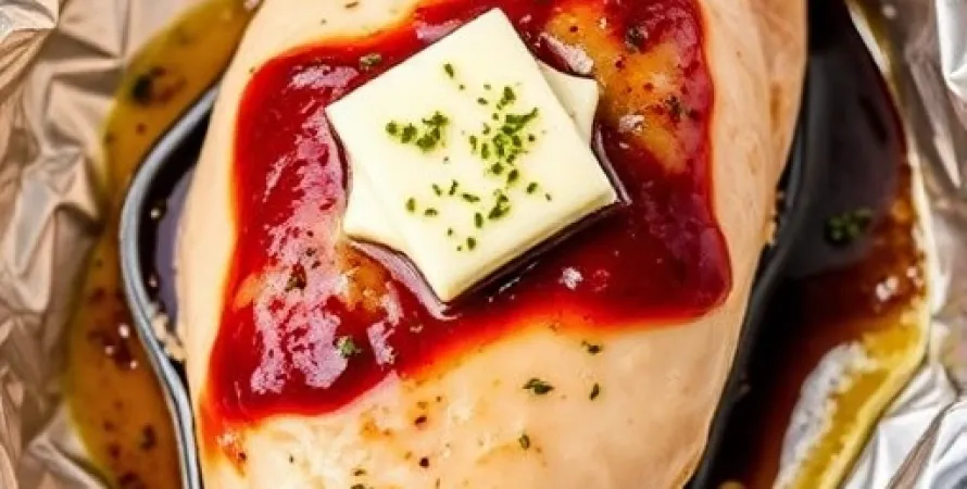 Poulet au vinaigre balsamique et ail