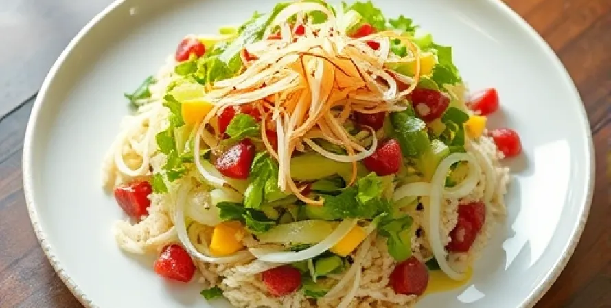 Salade de thon sushi