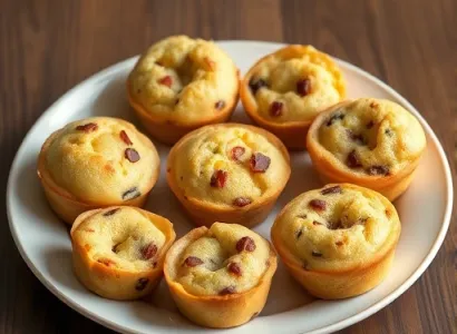 Muffins aux mures au micro-ondes