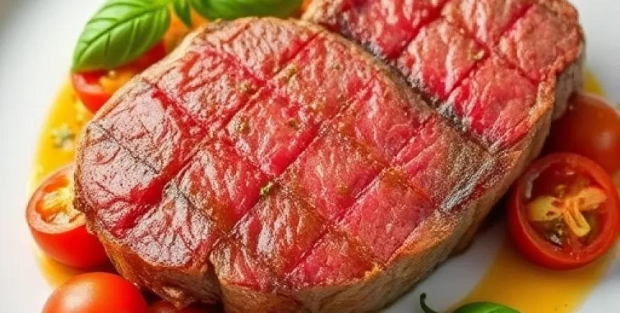 Steak au tomate épicé