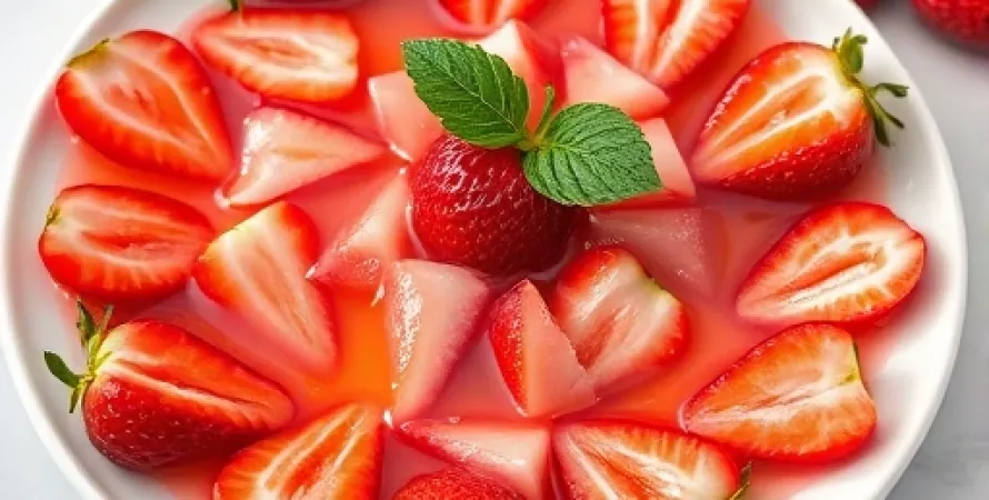 Confiture de fraises sans sucre