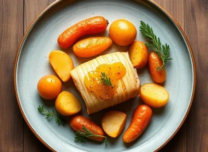 Porc au sirop d'érable et pommes
