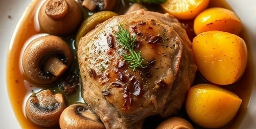 Daube de Porc aux Champignons