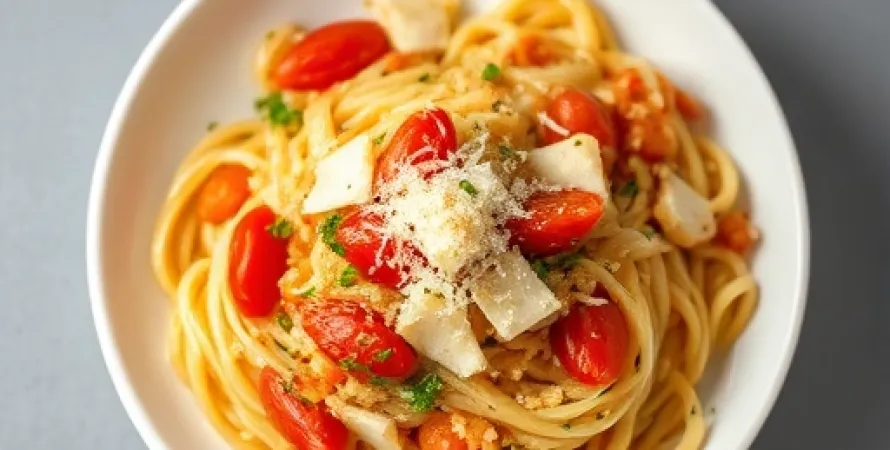 Ragoût de haricots et tomates à l'orzo