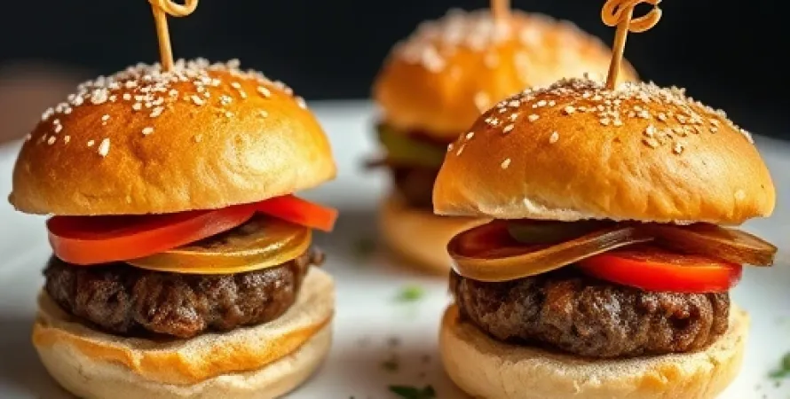 Mini Burgers au Poivron