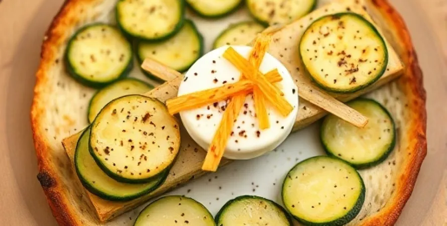 Tartinade de courgette au cheddar
