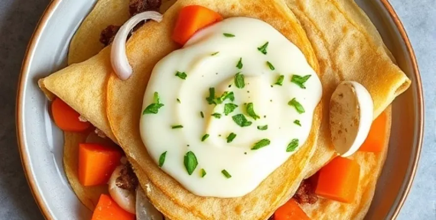 Crepes italiennes au fromage
