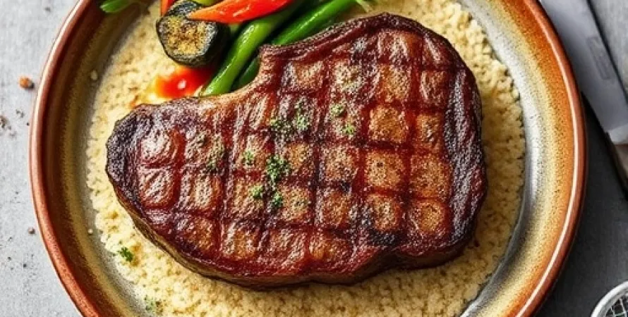Steak végétal à la farine de blé