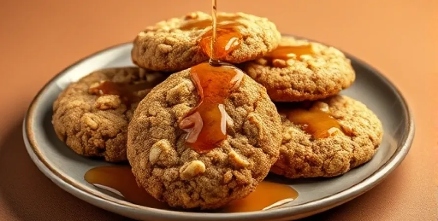 Cookies au son d'avoine et sirop d'érable