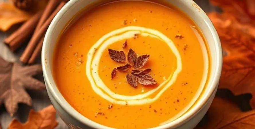 Potage de citrouille aux épices