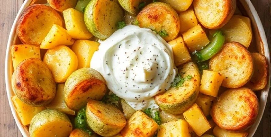 Gratin de courgettes et pommes de terre au fromage