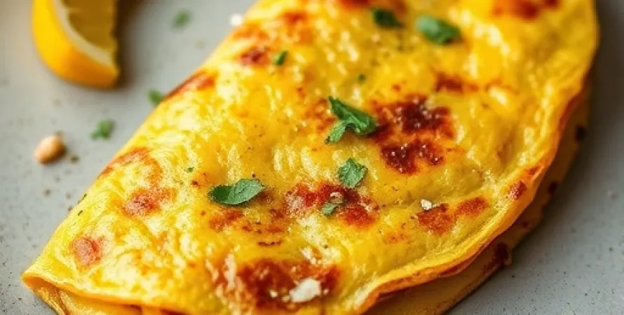 Omelette de plantain vegan