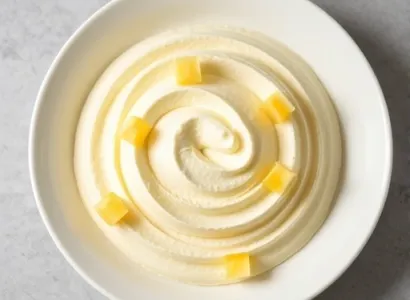 Crème à froisser au fromage à la noix de coco