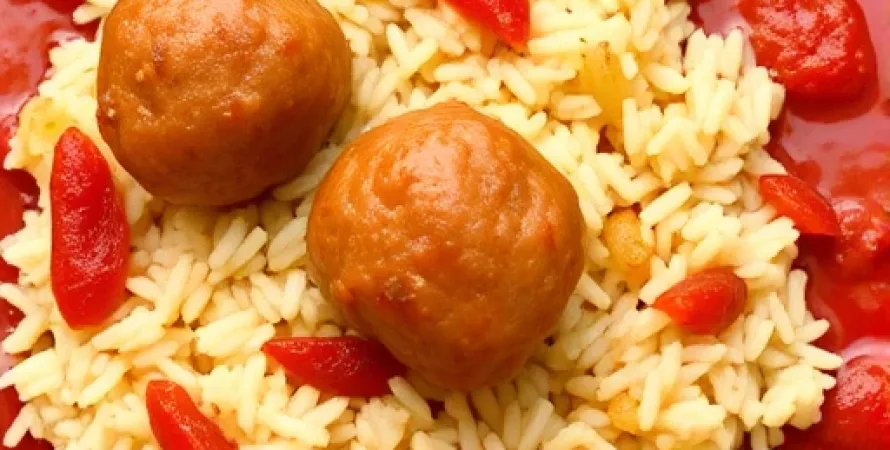Boulettes de dinde au riz