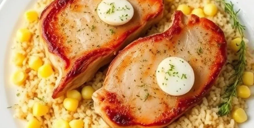 Côte de porc panée