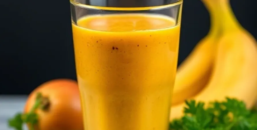 Smoothie de mangue et persil