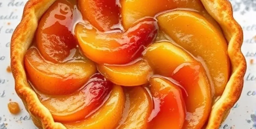 Tarte aux pommes glacées