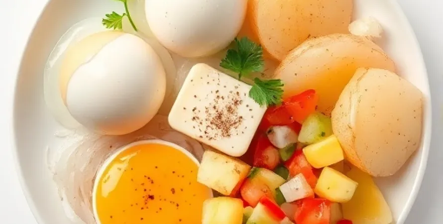 Oeufs et pommes de terre