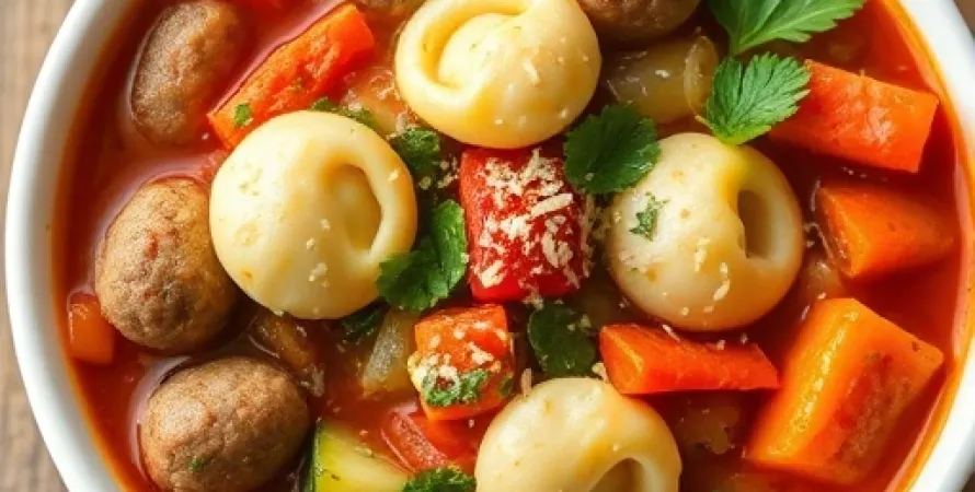 Tortellini Minestrone Italien