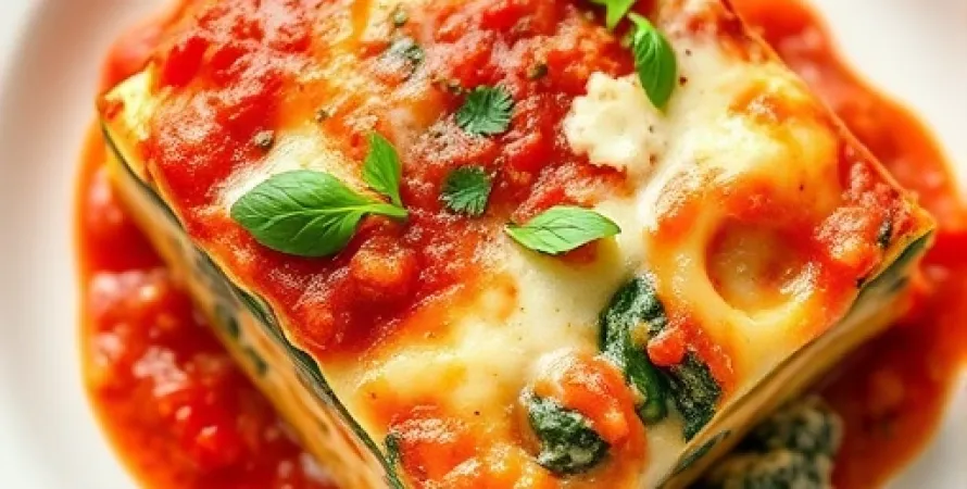 Lasagnes aux épinards
