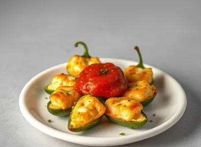 Poppers au fromage et au piment