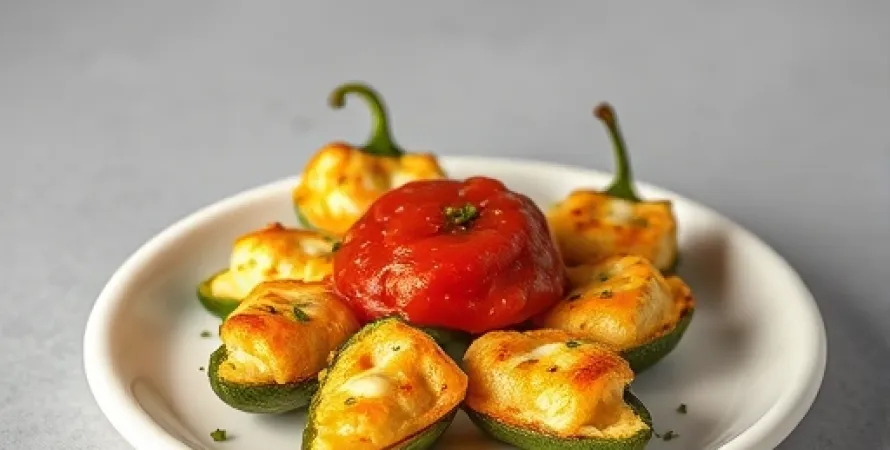 Poppers au fromage et au piment