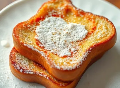 Pain perdu au lait d'amande