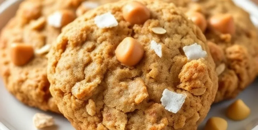 Cookies au beurre d'arachide et noix de coco