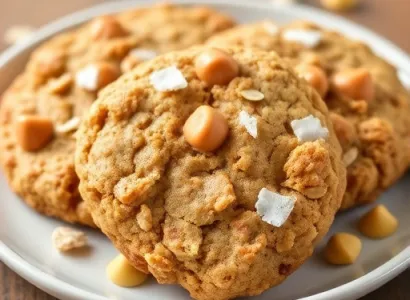 Cookies au beurre d'arachide et noix de coco
