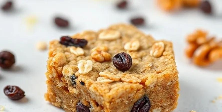 Bars aux raisins et au lait condensé