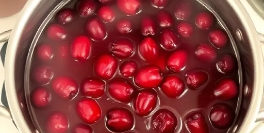Sauce de cranberries maison