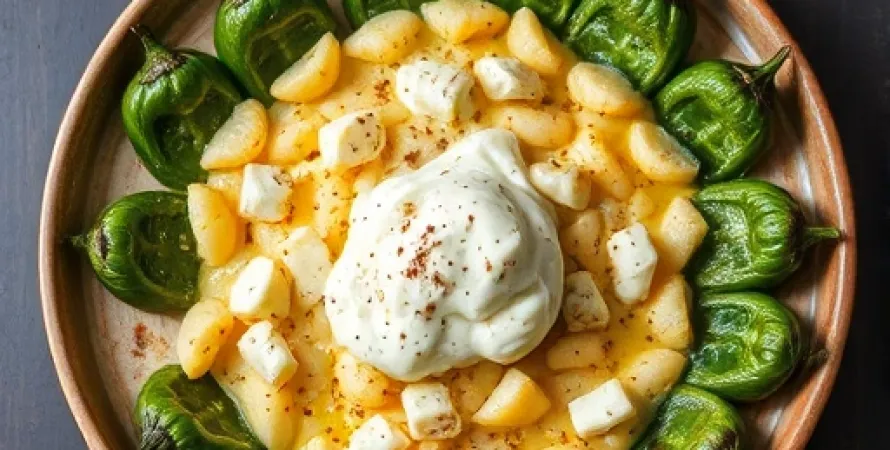 Poivrons Poblanos au Maïs