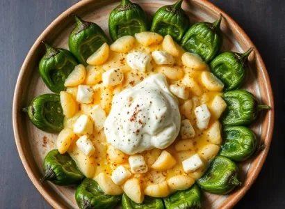 Poivrons Poblanos au Maïs