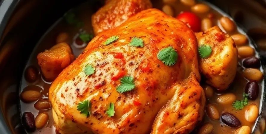Poulet mexicain au slow cooker