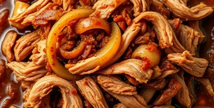 Porc effiloché à la Cajun